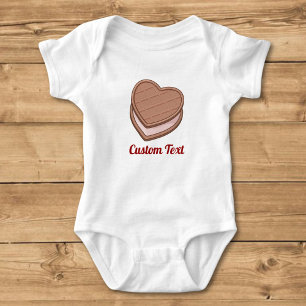 Heart Biscuit Baby Bodysuit