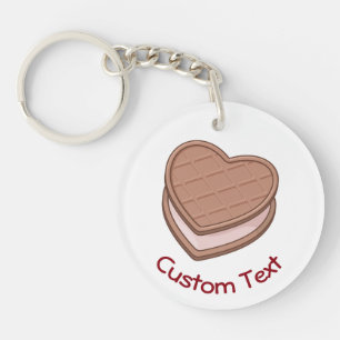 Heart Biscuit Keychain