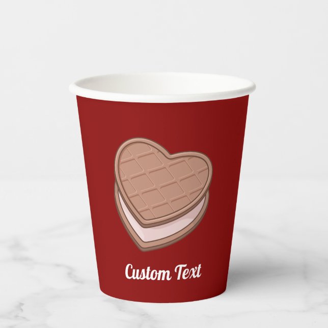 Heart Biscuit Paper Cups (Front)