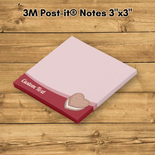 Heart Biscuit Post-it Notes