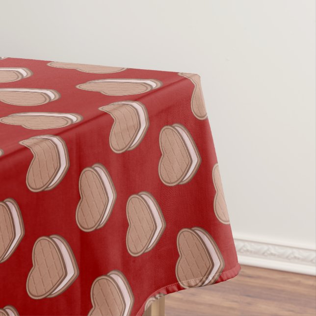 Heart Biscuit Tablecloth (In Situ)