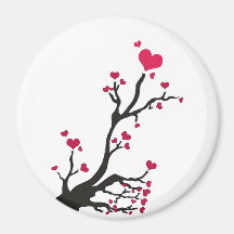 heart blossom magnet