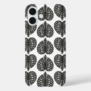 Heart Bones iPhone 16 Plus Case