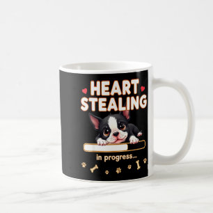 Heart Boston Terrier Dog Funny Gift Bostie Puppy  Coffee Mug