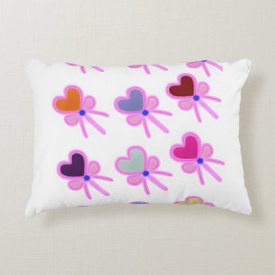  Heart Bow Pattern Personalized Gift Crew Socks Decorative Cushion