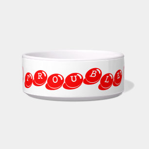 Heart Bowl w  Name Puppy Water Food Dish
