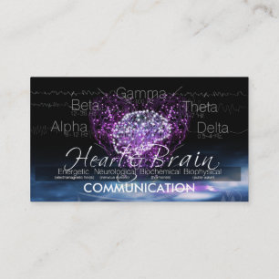 Heart & Brain Communication Business Card