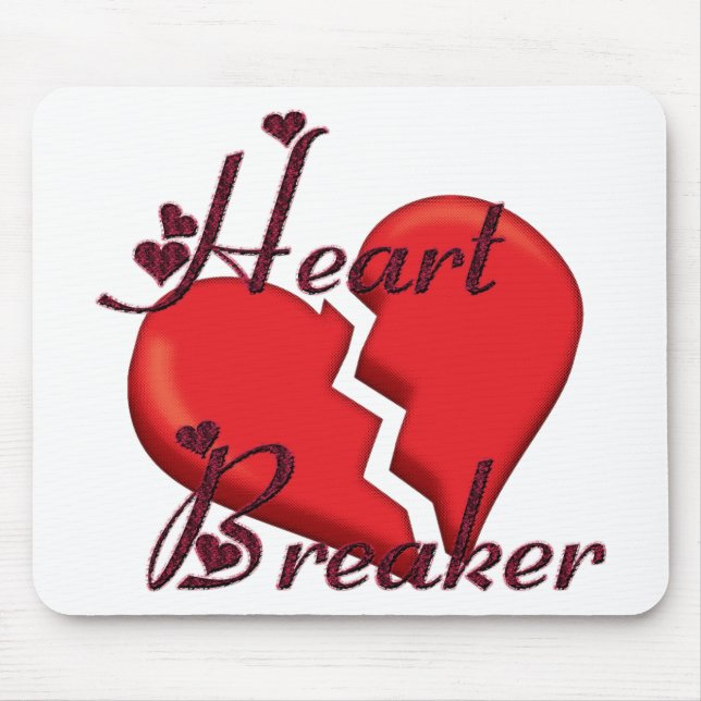 Heart Breaker Mouse Pad (Front)