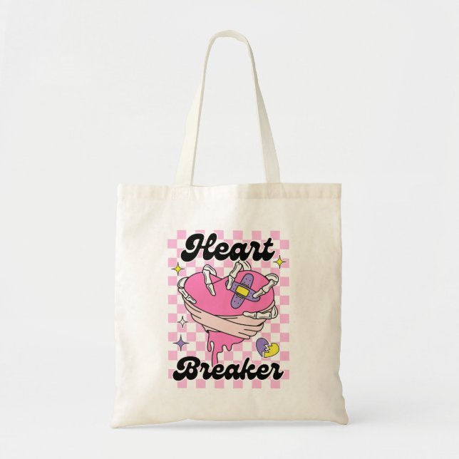 Heart Breaker Valentines Day Tote Bag (Front)