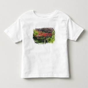 Heart Bridge with blossoming rhododendrons, Toddler T-Shirt