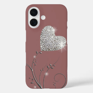 Heart Brilliant Romantic iPhone 16 Case