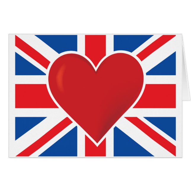 Heart British Flag (Front Horizontal)