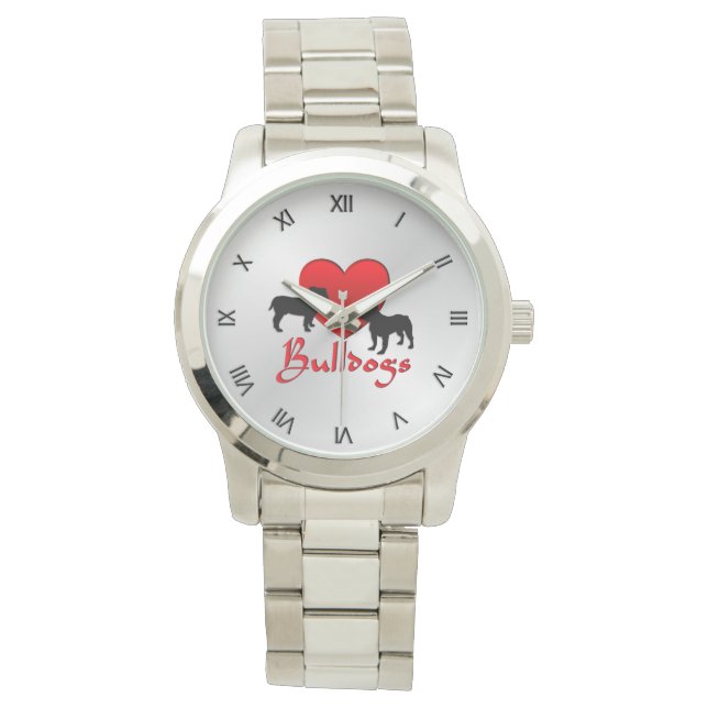 Heart Bulldogs Watch (Front)