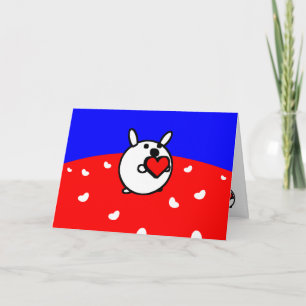 HEART BUNNY Card