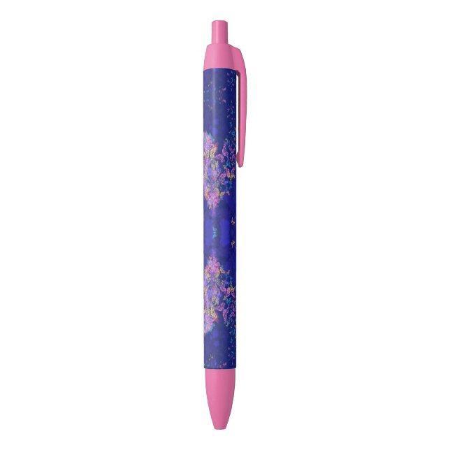 Heart Butterflies Pen (Bottom (Vertical))