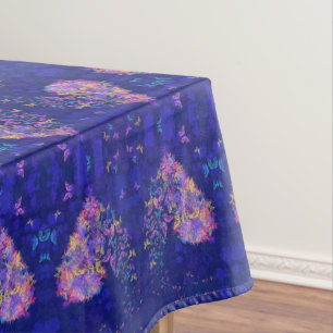 Heart Butterflies Tablecloth