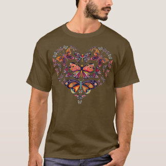 Heart Butterfly  T-Shirt