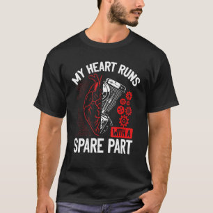 Heart Bypass Heart Transplant Survivor Open Heart  T-Shirt