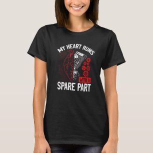 Heart Bypass Heart Transplant Survivor Open Heart T-Shirt