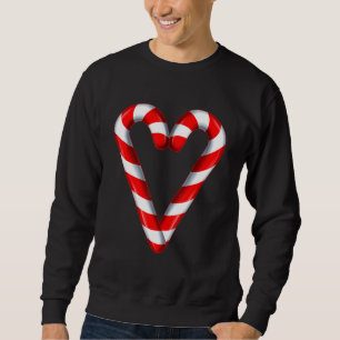 Heart Candy Cane Merry And Bright Candy Costume Ch Sweatshirt