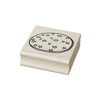 Heart candy Cookie  Rubber Stamp