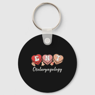 Heart Candy Otolaryngology Ent Ear Nose Throat Val Key Ring