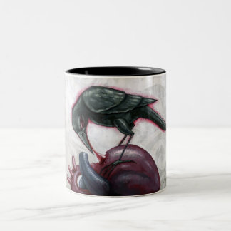Heart cannibal Two-Tone coffee mug