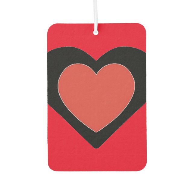 Heart Car Air Freshener (Front)