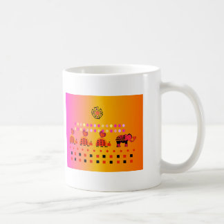 Heart Caravan w/ Background Coffee Mug