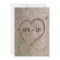 Heart Carved in Tree Wedding Invitations