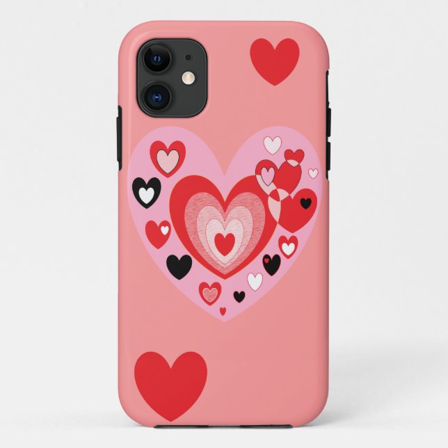 Heart Case-Mate iPhone Case (Back)