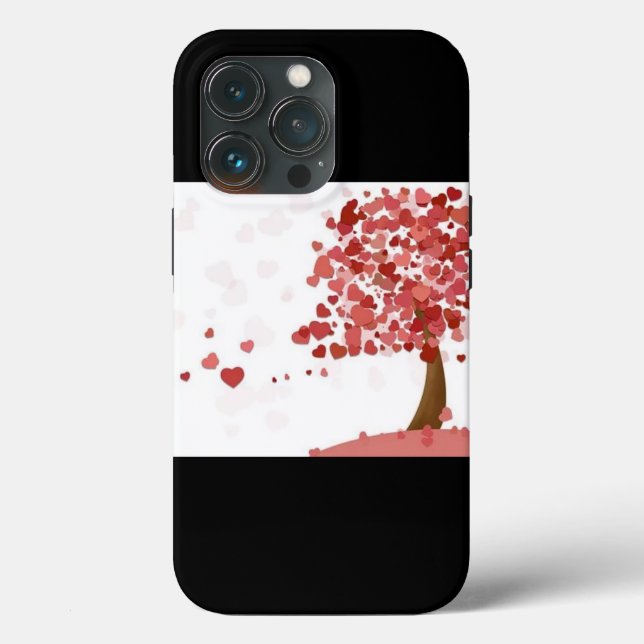 Heart Case-Mate Phone Case, Apple iPhone 13 Pro, T Case-Mate iPhone Case (Back)