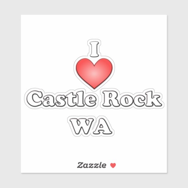 Heart Castle Rock WA (Sheet)