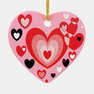 Heart Ceramic Ornament