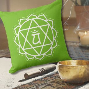 Heart Chakra   Anahata   Green Meditation Cushion