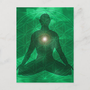 Heart Chakra Anahata Postcard
