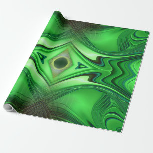 Heart Chakra Energy Repeat Pattern Wrapping Paper