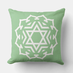 Heart Chakra Energy Throw Pillow
