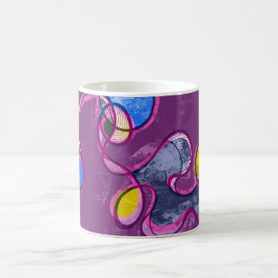 Heart Chakra (purple version) abstract Coffee Mug
