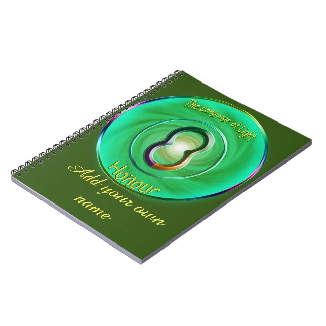 Heart Chakra - Symbol of Honour Notebook (Left Side)