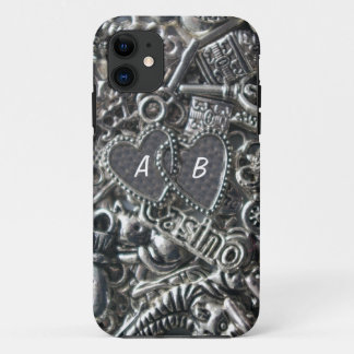 Heart charms iPhone 11 case
