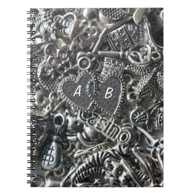 Heart charms notebook (Front)