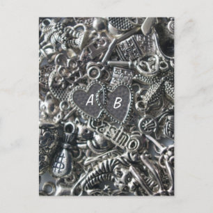 Heart charms postcard