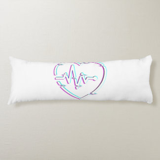 Heart Check Body Pillow
