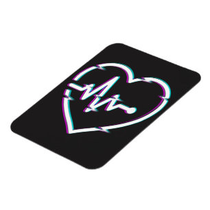 Heart Check Flexible Photo Magnet