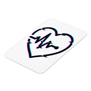 Heart Check Flexible Photo Magnet