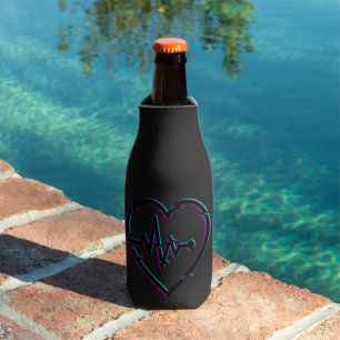 Heart Check Foam Bottle Cooler