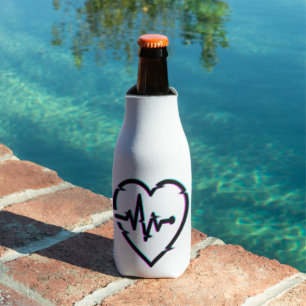 Heart Check Foam Bottle Cooler