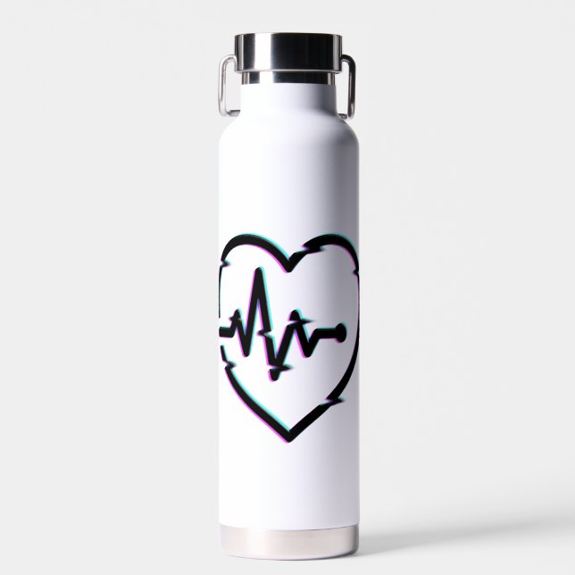 Heart Check Thor Copper Vacuum Insulated Bottle (Front)