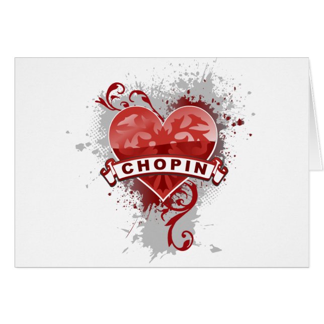 Heart Chopin (Front Horizontal)